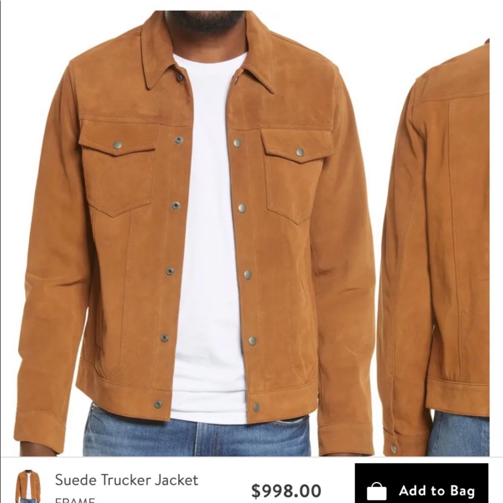 Suede Trucker Jacket